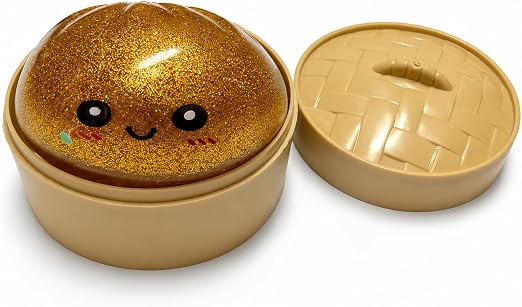 Rainbow Bun Squishy Fidget Toy Glitter Edition Mystery Colour Surprise, Stress Relief Squeeze, Ages 3+, Collectible Series, Non-Toxic Brand: Generic