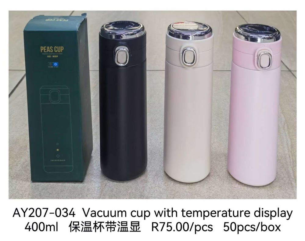 Vacuum Cup w/ Temp Display 400ml (AY207-034)