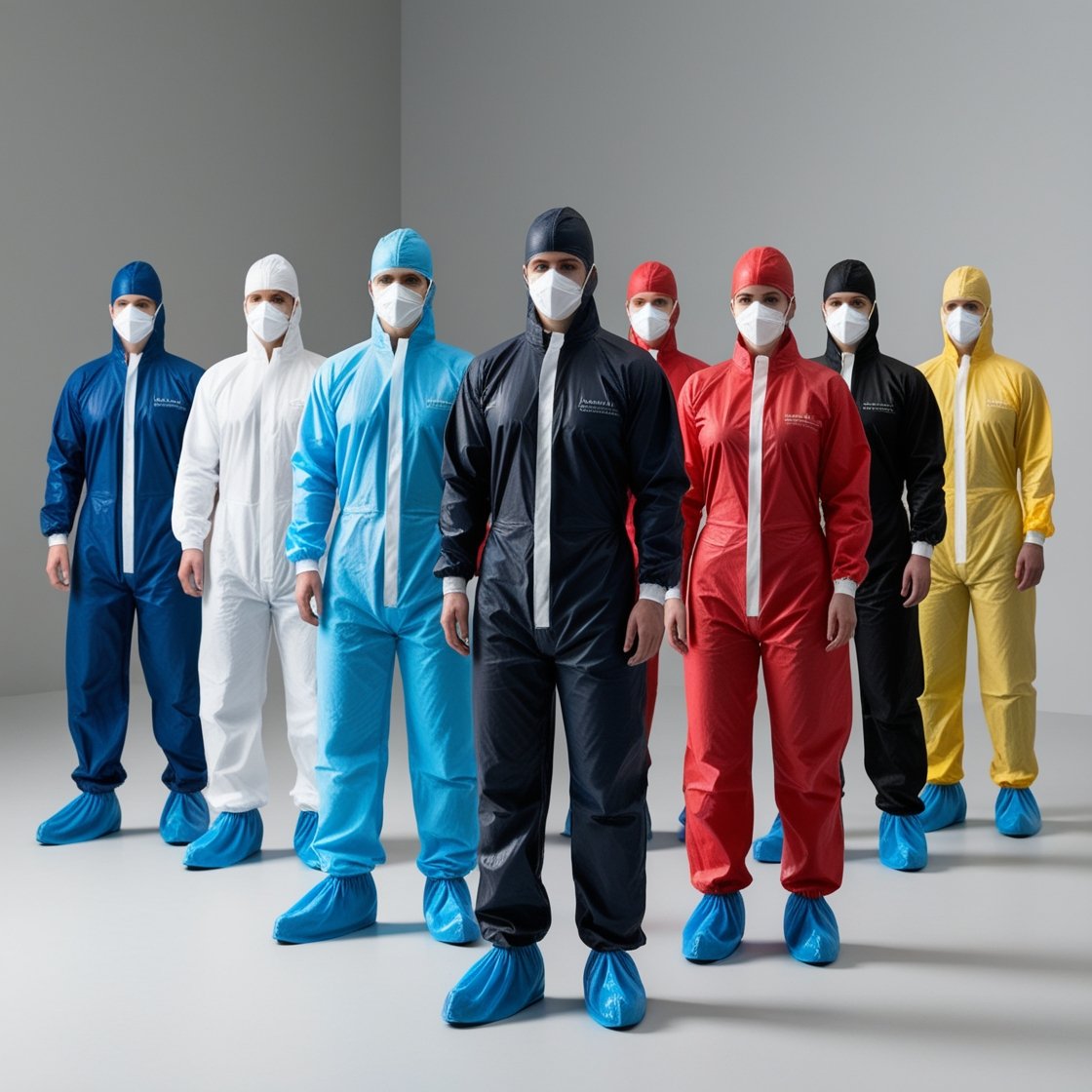 Disposable mop caps blue X large