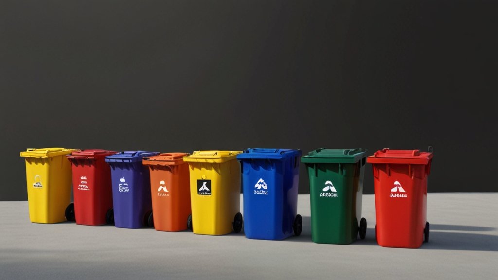 240l blue wheelie bin