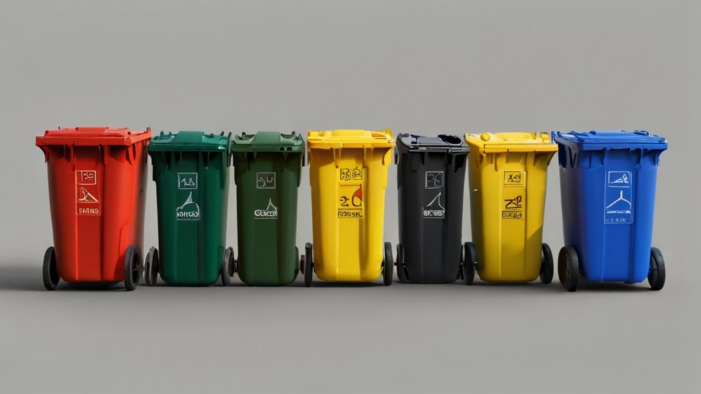 120l green wheelie bin