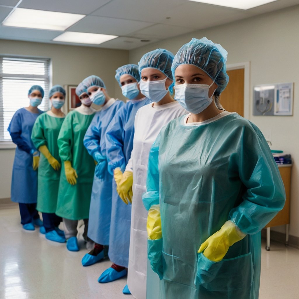Non-disposable surgical gowns - 1 unit