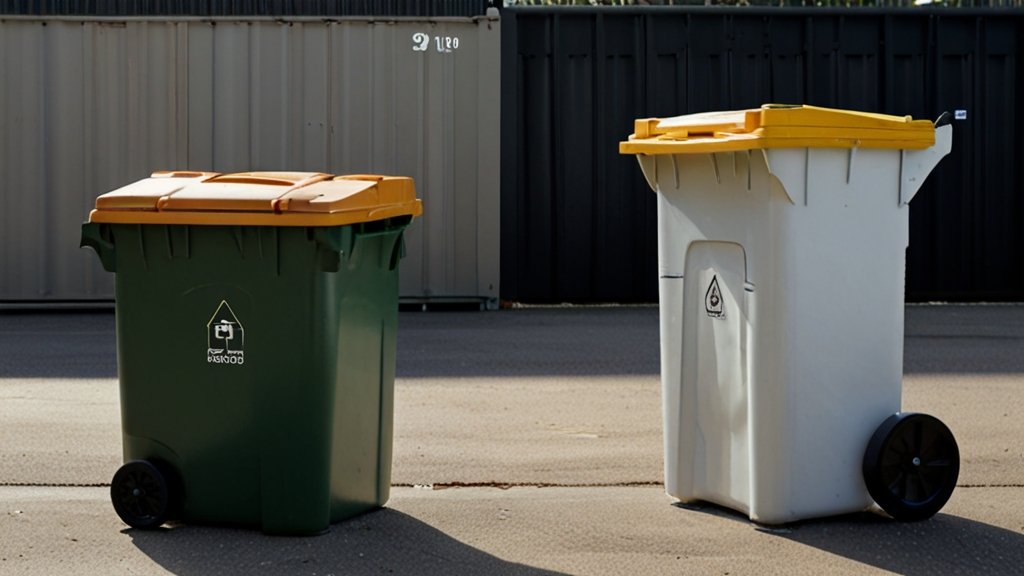 140 litre wheelie bin