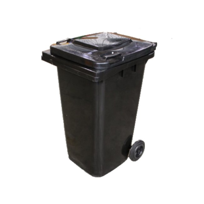 Wheelie Bin - 240L - 2 Wheel - Plastic - Black - 0085