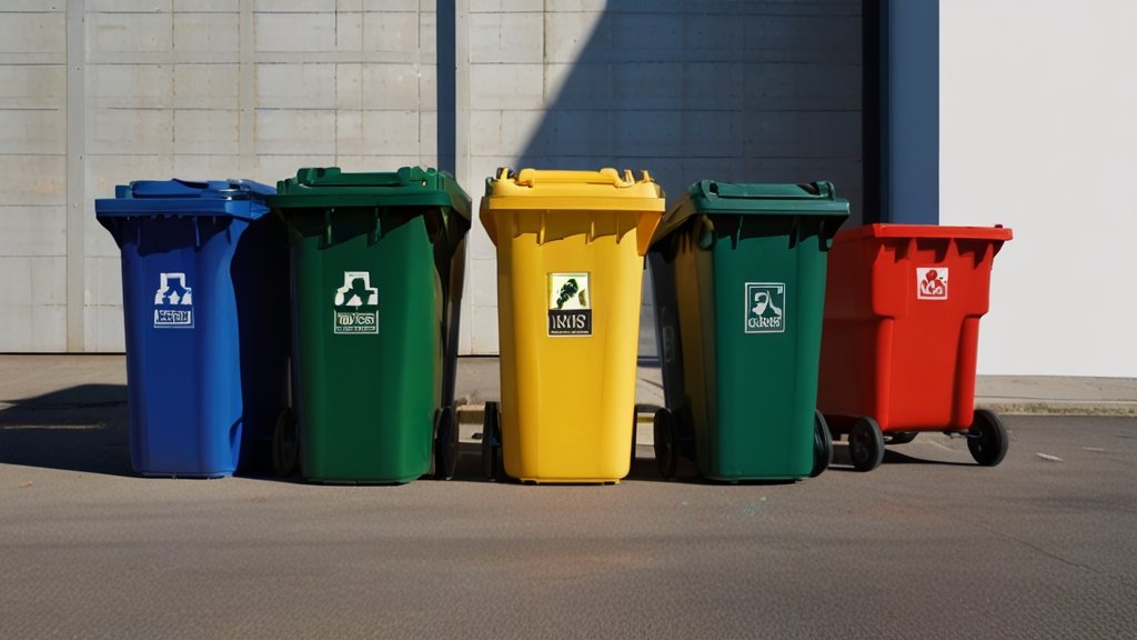 240l grey wheelie bin