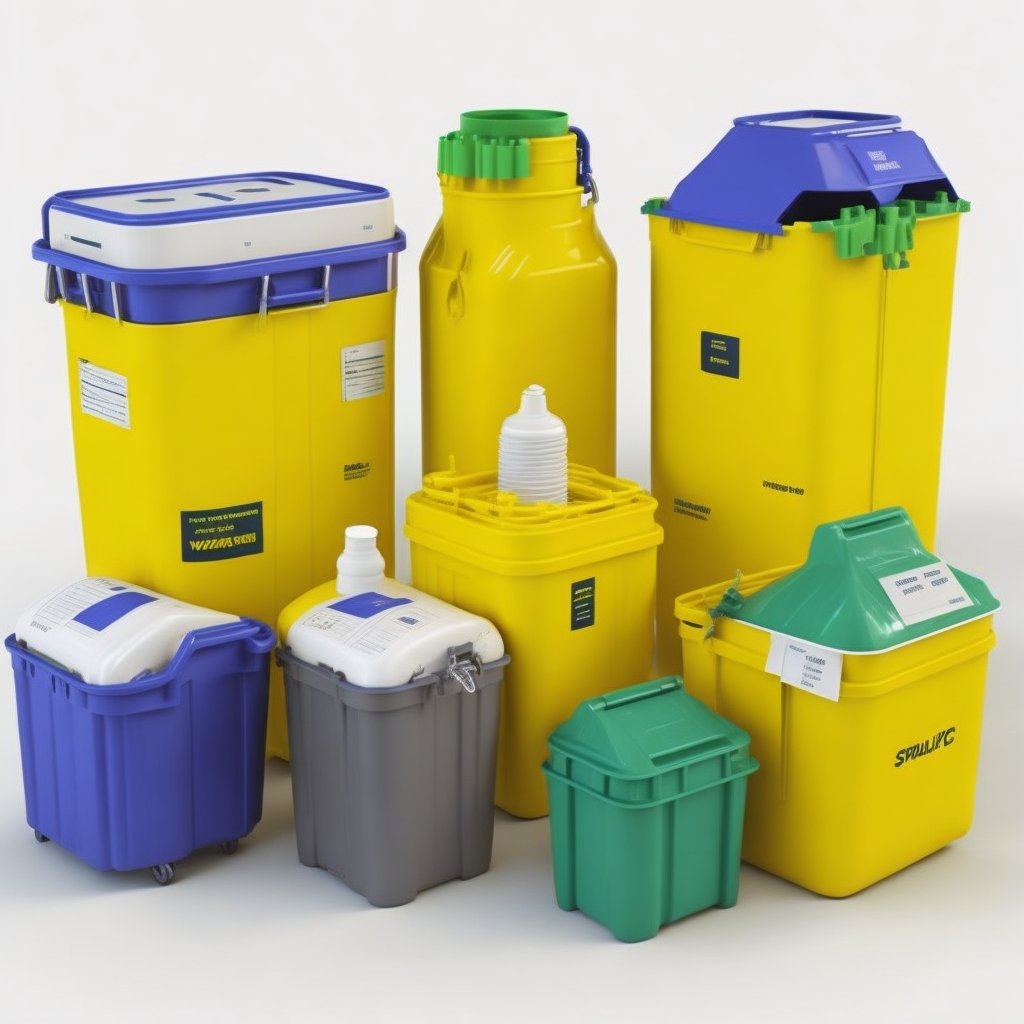 large biohazard bin