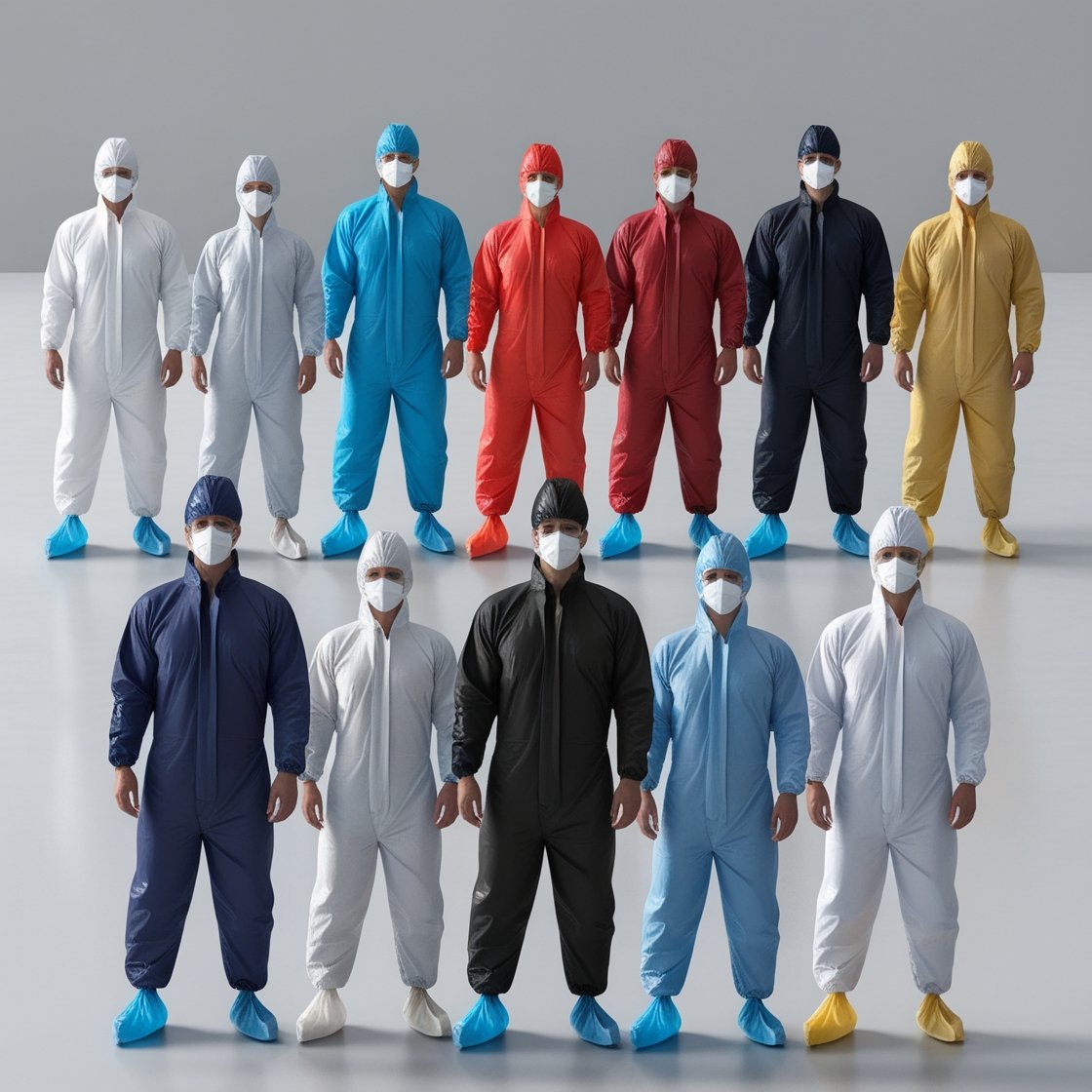 Disposable waterproof overalls