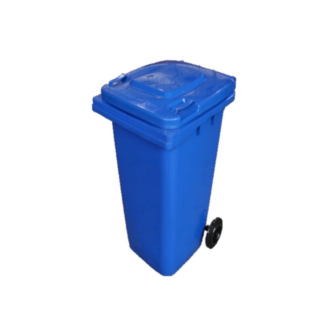 Wheelie Bin - 120L - 2 Wheel - Plastic - Blue - 0128