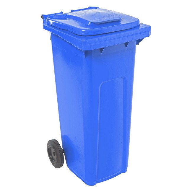 Wheelie Bin - SABS Approved - 140L - Blue - Pack of 12 - Wheelie Bin 140L-blue