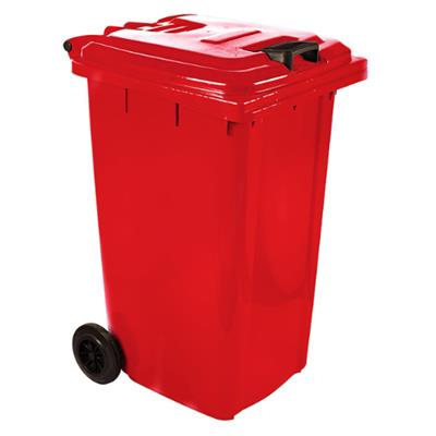 Wheelie Bin 240L Red- Non SABS